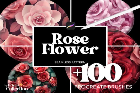 Download 100+ Procreate Rose Flower Brushes - Flower brushes Collection
