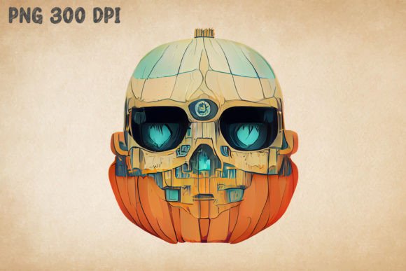 Download Skull Pumpkin Ghibli Style - Ghibli Collection