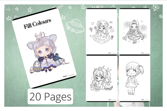 Download Anime Coloring Book - Premium Resources