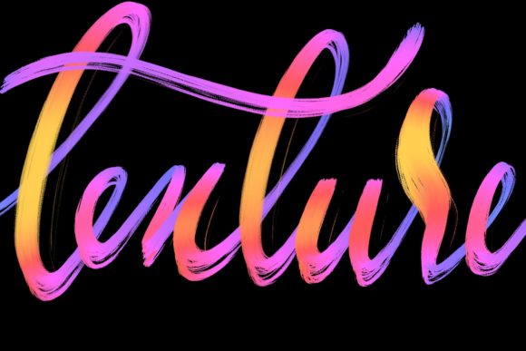 Download Procreate Brush - Textured Letters #4 - Letters Collection