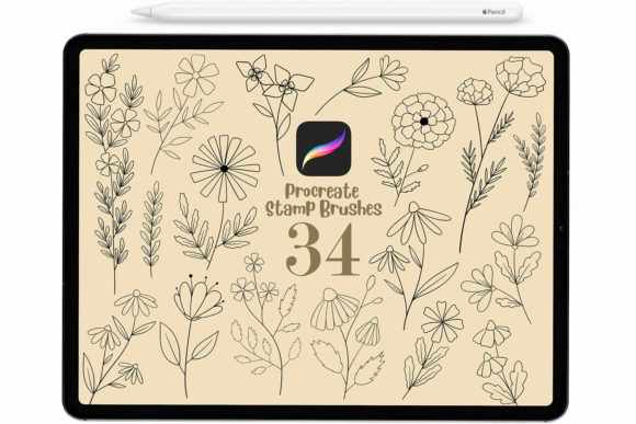 Download Procreate Flower Brushes - Flower brushes Collection