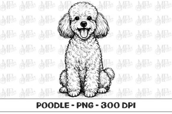 Download Poodle Dog Sketch PNG - Poodle Collection